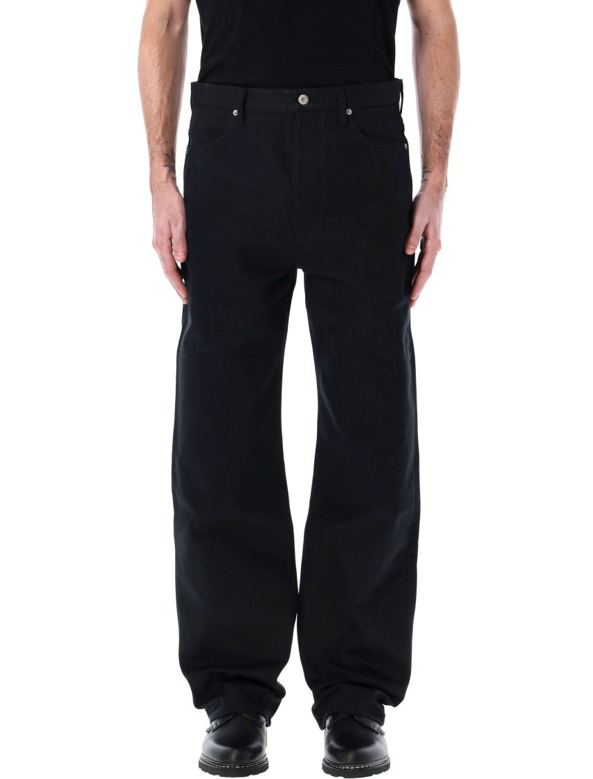 Jil Sander Black Loose-Fit Denim Pants