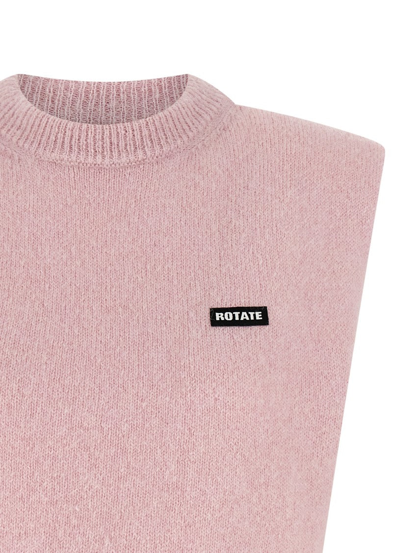 Rotate Birger Christensen 'Knit Cropped' Vest