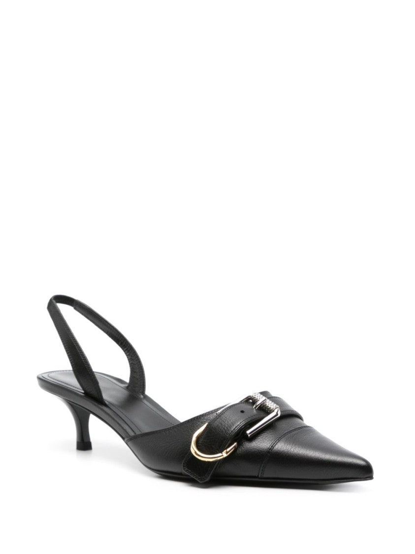 Givenchy Black Pointed Toe Slingback Pumps