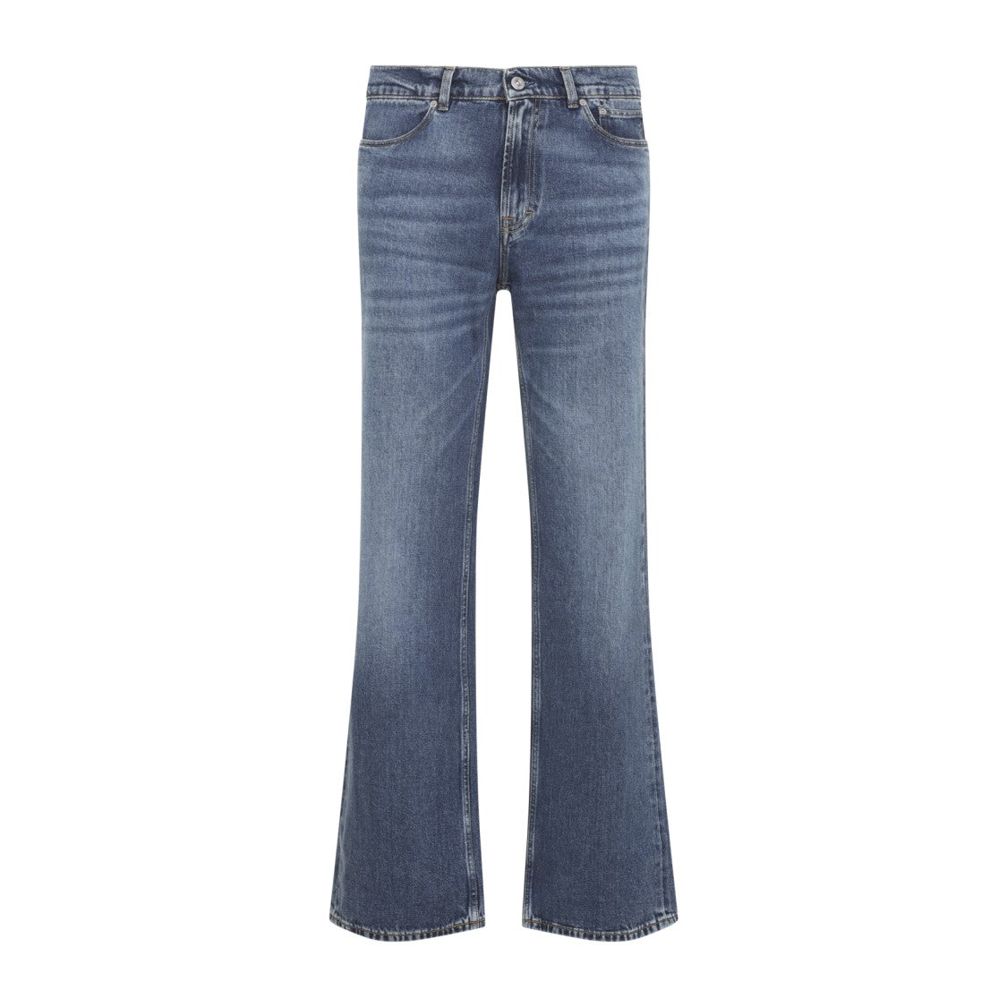Our Legacy Straight-Leg Denim Jeans With Flared Hem