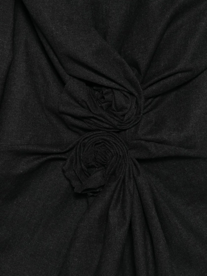 Alberta Ferretti Flowing Delicate Draping Refined Neckline Dress