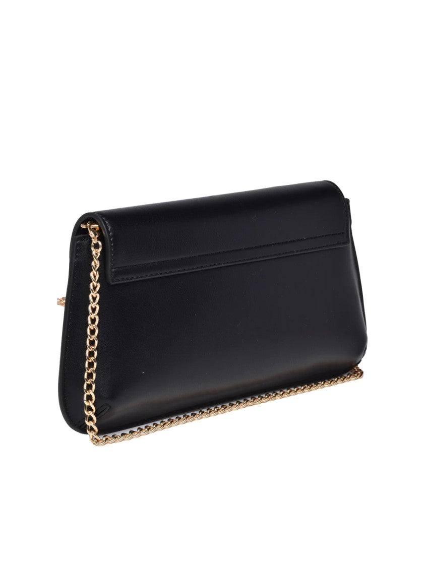 Love Moschino Shoulder Bag With Gold-Tone Detail And Structured Design