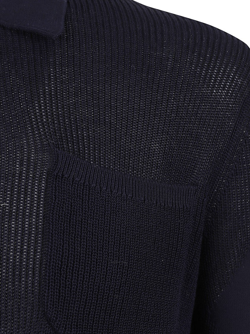 Ballantyne Breathable Knit Polo With Classic Collar