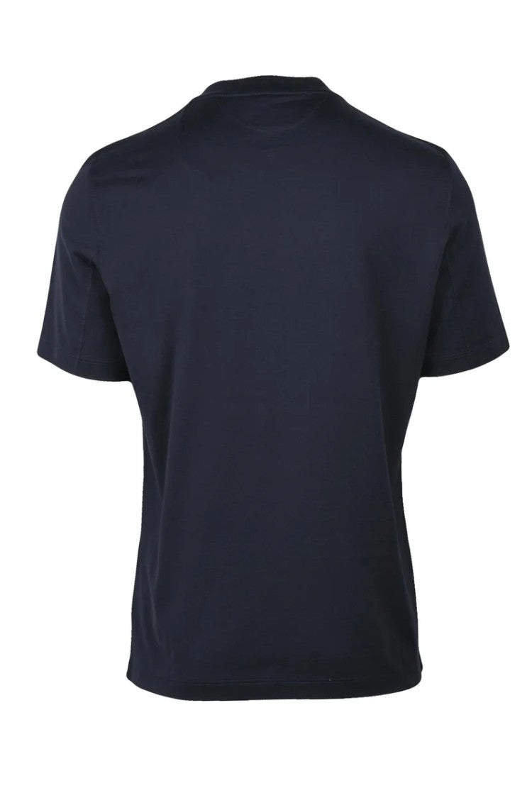 Brunello Cucinelli Cotton T-Shirt - Blue