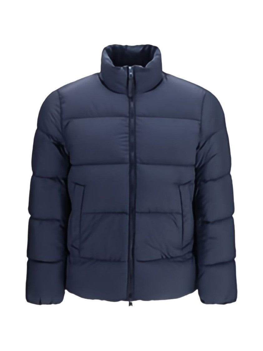 Woolrich Puffer Jacket With Horizontal Quilting And High Collar