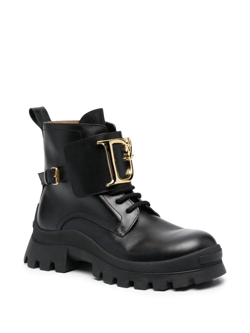 Dsquared2 Chunky Lace-Up Ankle Boots
