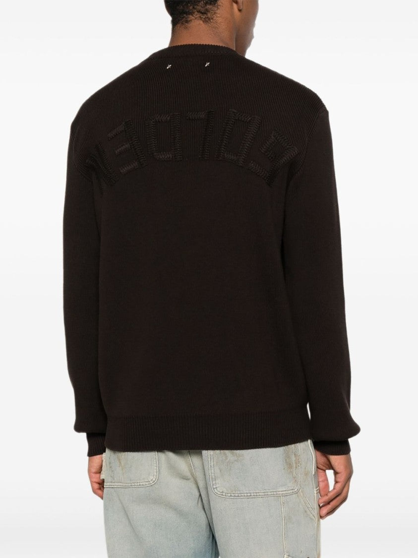 Golden Goose Crewneck Black Knit Sweater