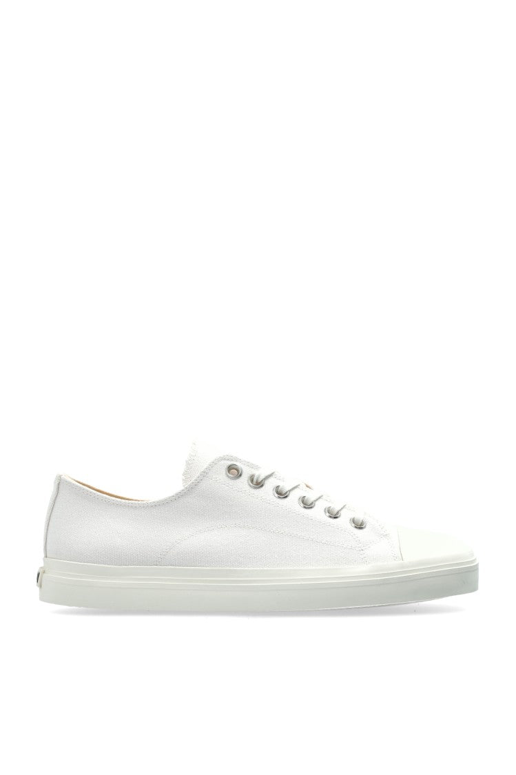 Moschino White Low-Top Sneakers