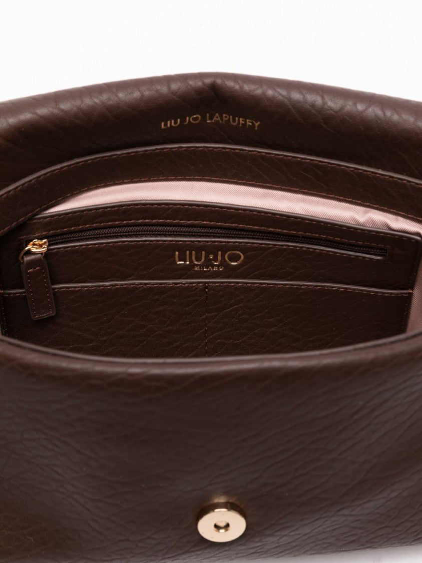 Liu Jo Rectangular Shoulder Bag With Metallic Clasp