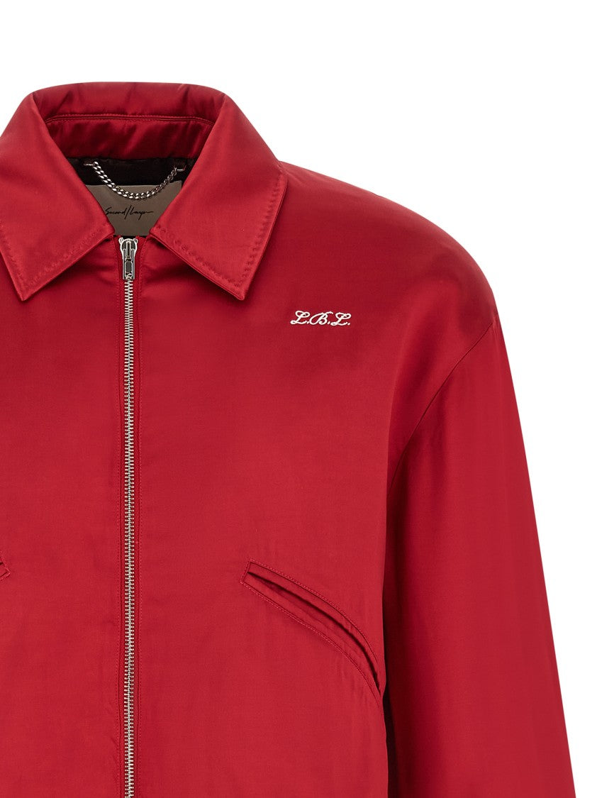 Second/Layer Aces Satin Club' Bomber Jacket