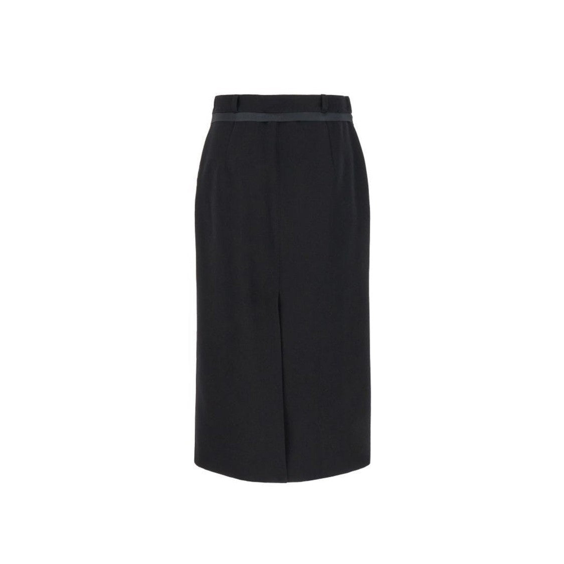 Fendi Virgin Wool Grain De Poud Skirt
