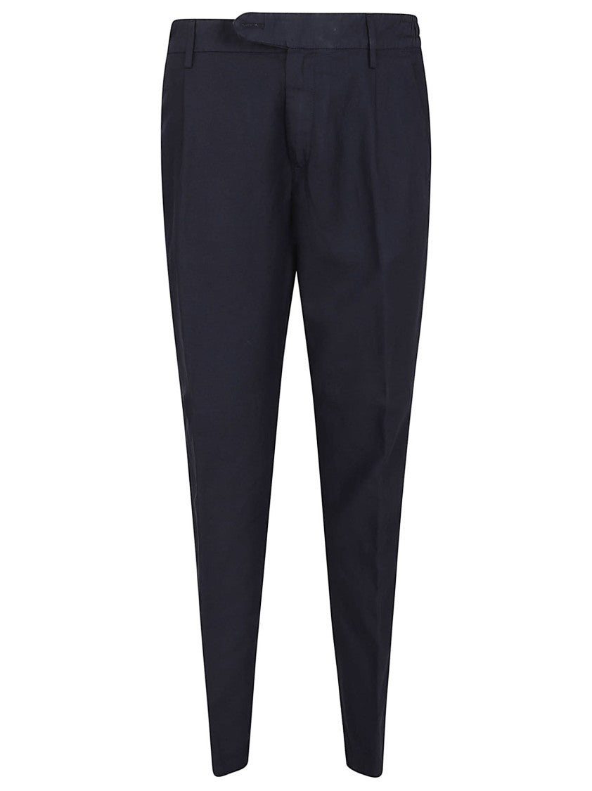 Eleventy Chino Design Trousers With Relaxed Fit And Elasticized Waistband