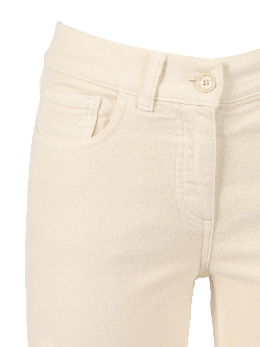 Aspesi High-Waisted Straight-Leg Pants With Belt Loops