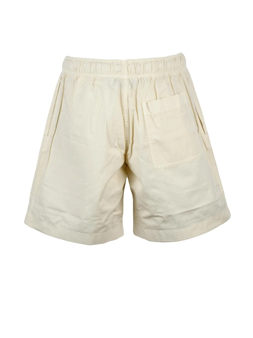 Palm Angels Cream Cotton Drawstring Shorts