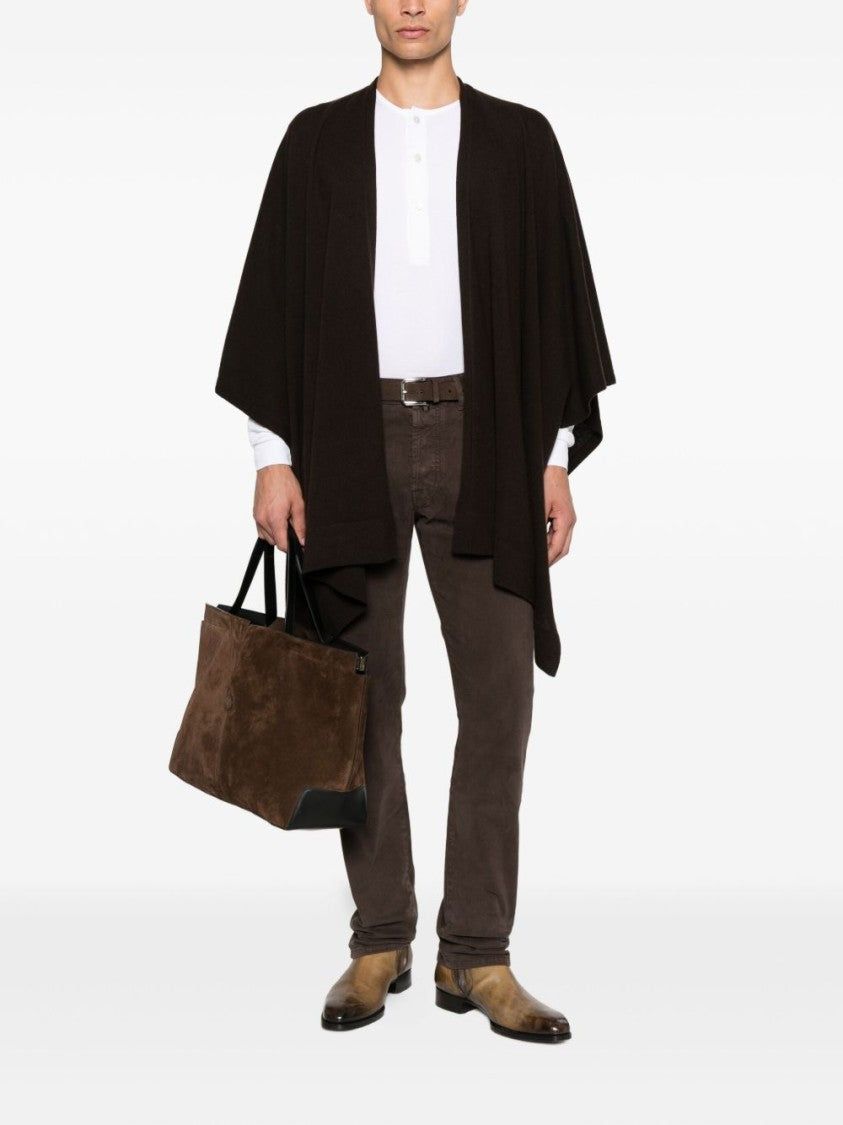 Jacob Cohen Rich Brown Tailored Trousers