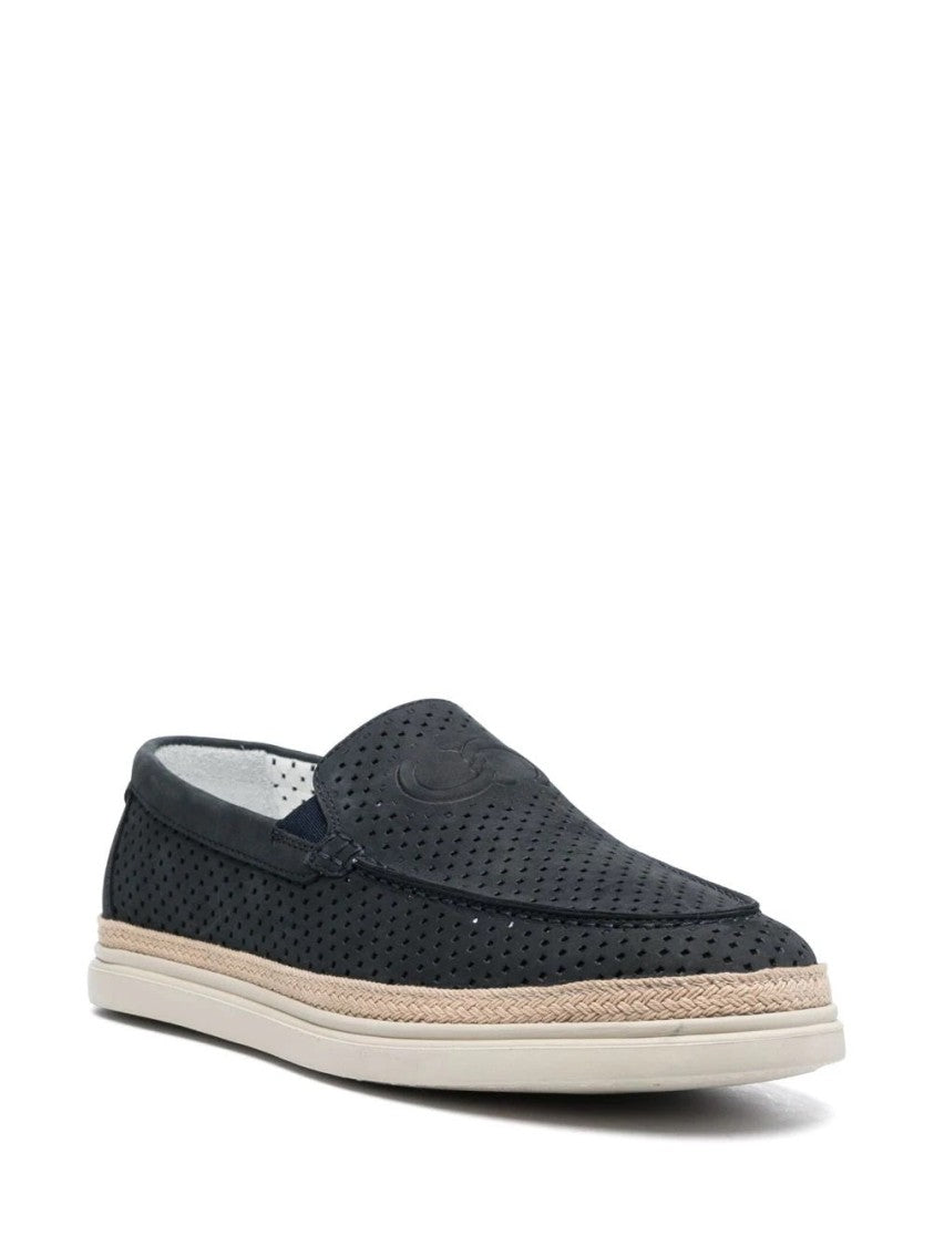Casadei Nabuk Slip-On Loafers