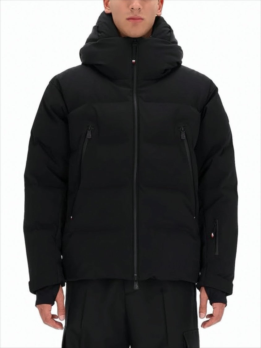 Moncler Padded Hooded Down Jacket With High Collar