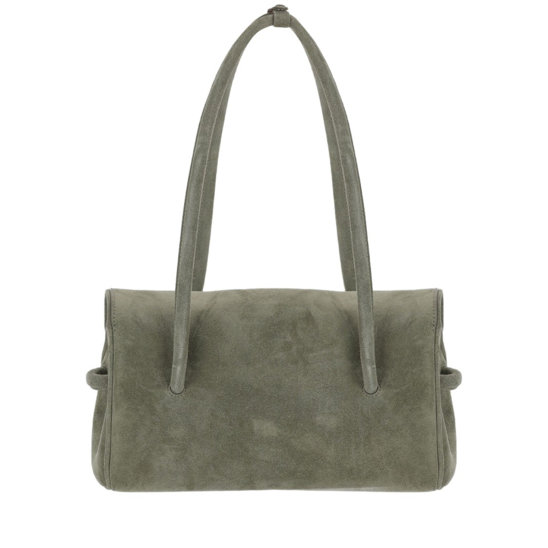 Jacquemus Rectangular Suede Travel Bag With Embossed Logo And Adjustable Handles