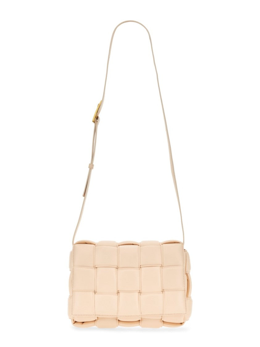 Bottega Veneta Quilted Leather Padded Cassette Bag With Adjustable Strap