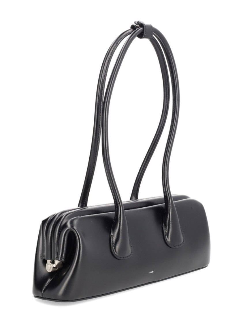 Osoi Sleek Elongated Mini Handbag With Glossy Finish