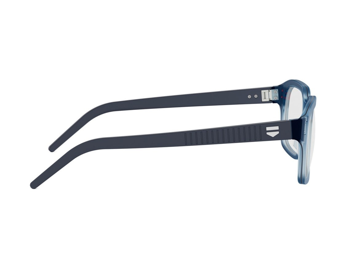 Tag Heuer Th50044i Blue Translucent Oversized Square Sunglasses