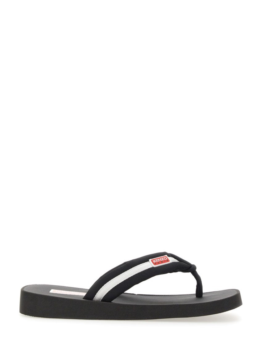 Kenzo Slide Sandal With Logo