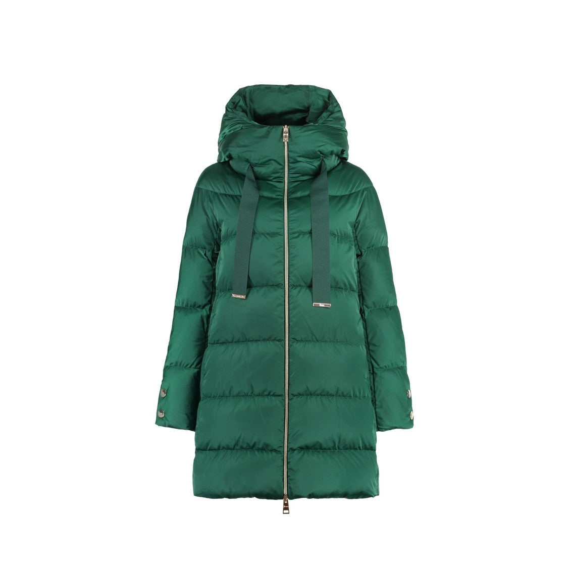 Herno Quilted Padded Coat With Drawstring Hood