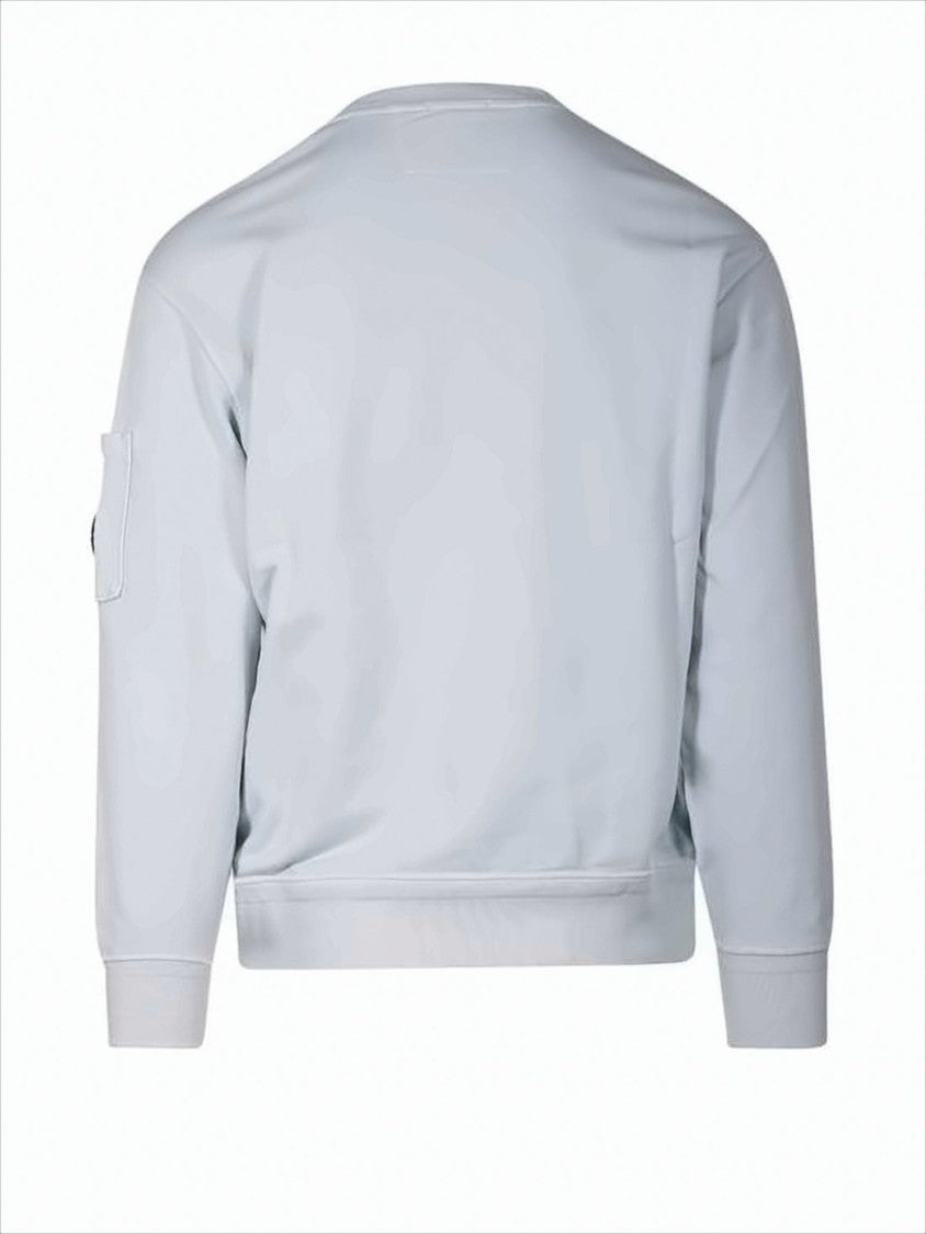 C.P. Company Long-Sleeve Cotton Sweatshirt With Minimalist Design And Pocket Detail