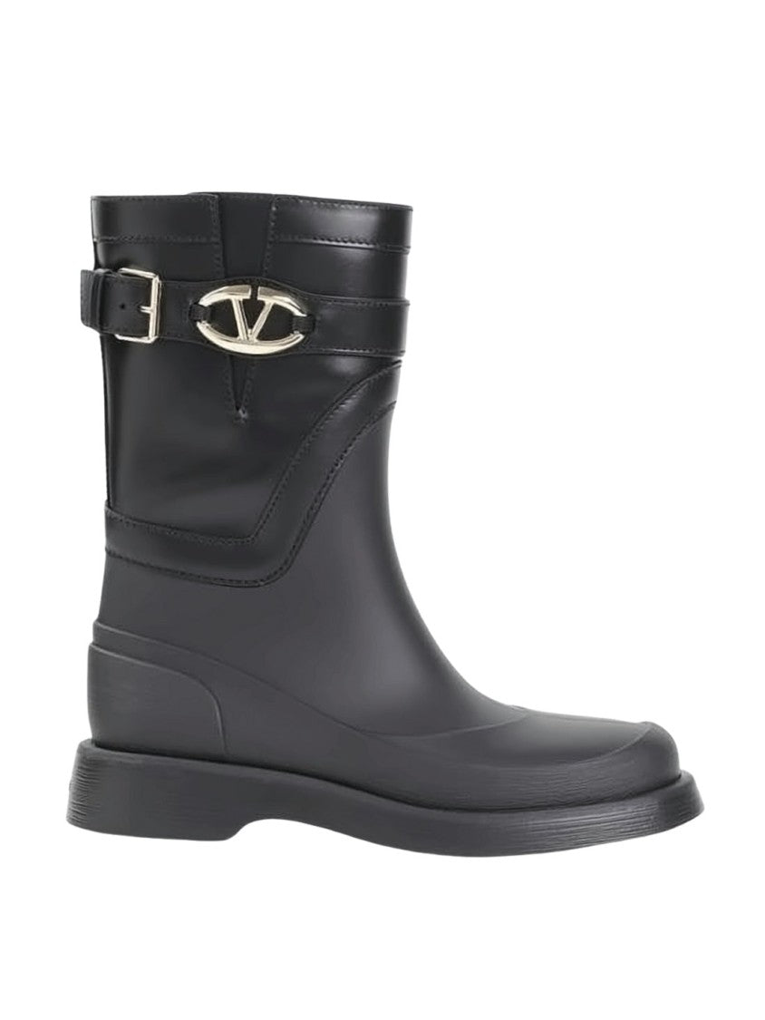 Valentino Garavani Ankle Boots With Smooth Leather Upper