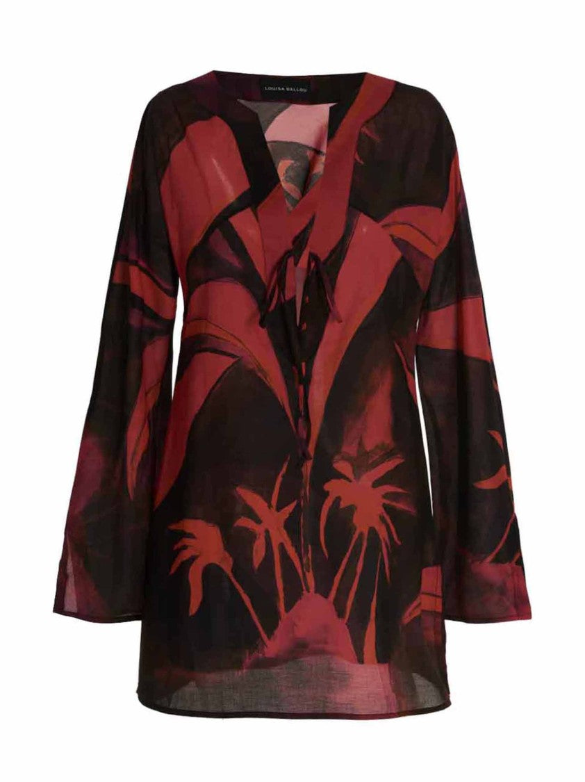 Louisa Ballou Printed Short Kaftano