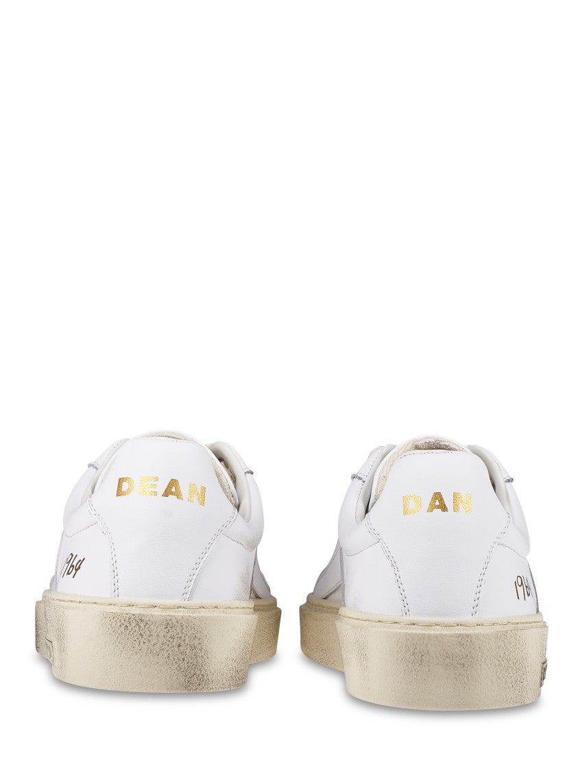 Dsquared2 Classic Low-Top Sneakers With Smooth Leather Upper