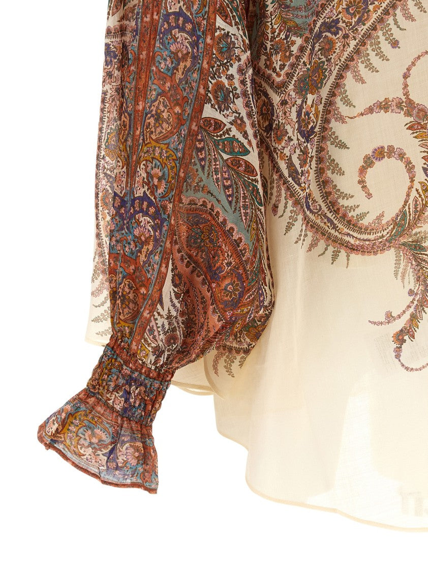 Zimmermann 'Rhiannon Tie Neck' Blouse