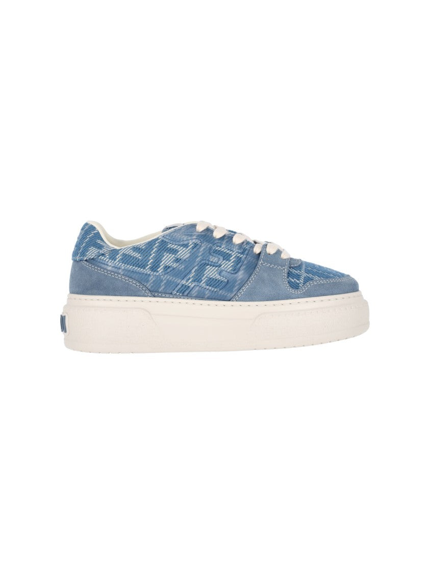 Fendi "Match" Sneakers – Light Blue