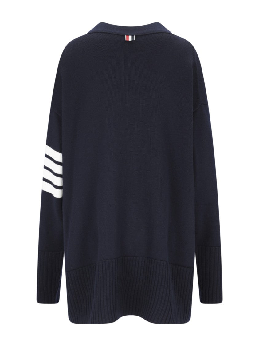 Thom Browne "4-Bar" Cardigan – Navy