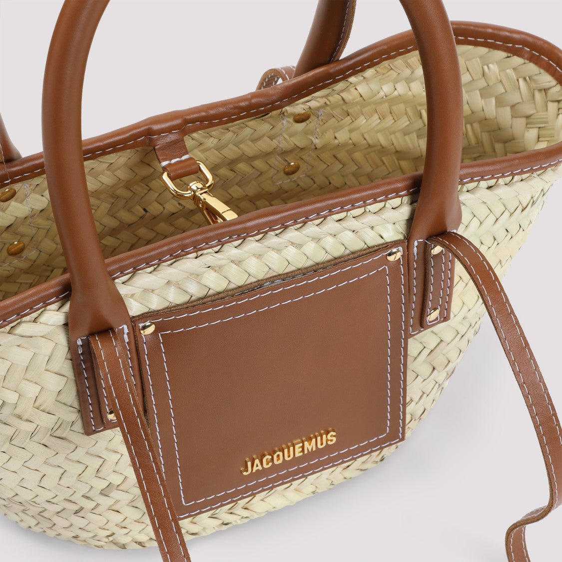 Jacquemus Woven Leather Handbag