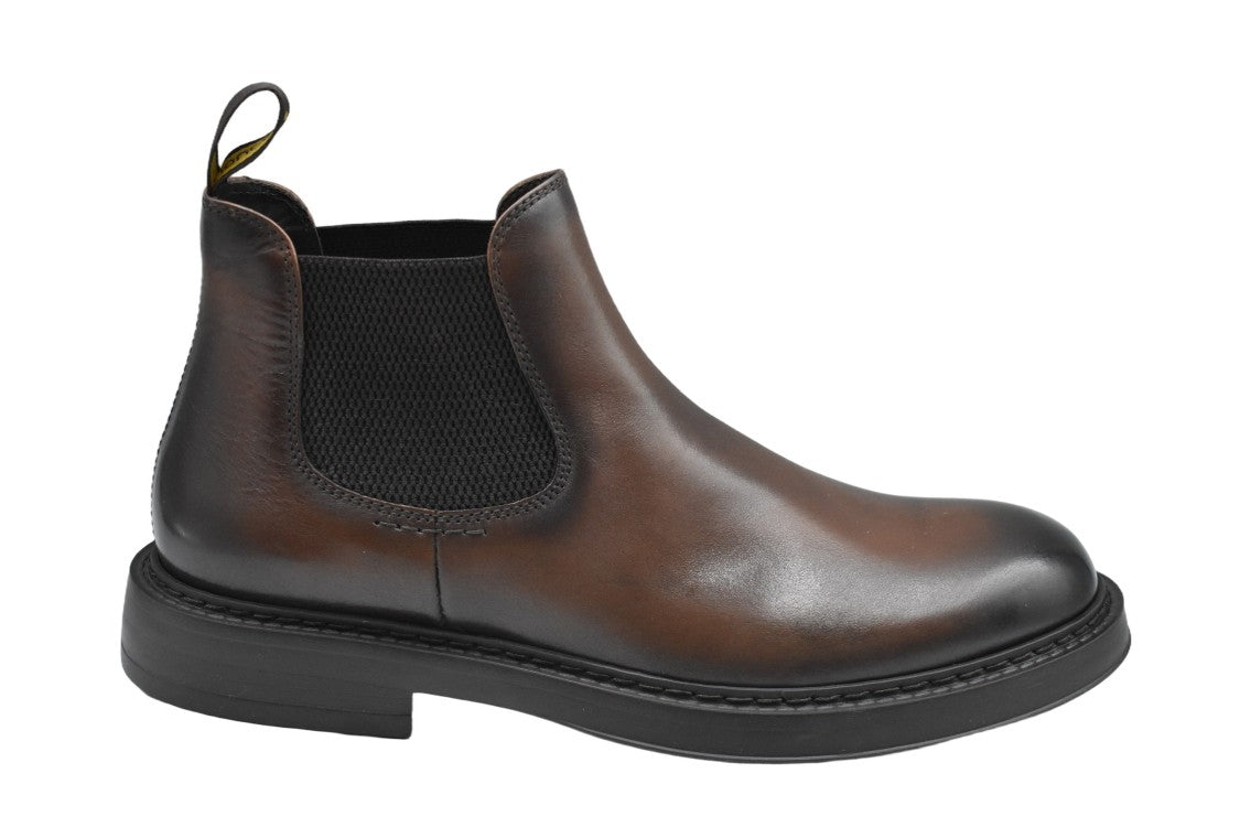 Doucal's Brown Leather Ankle Boots