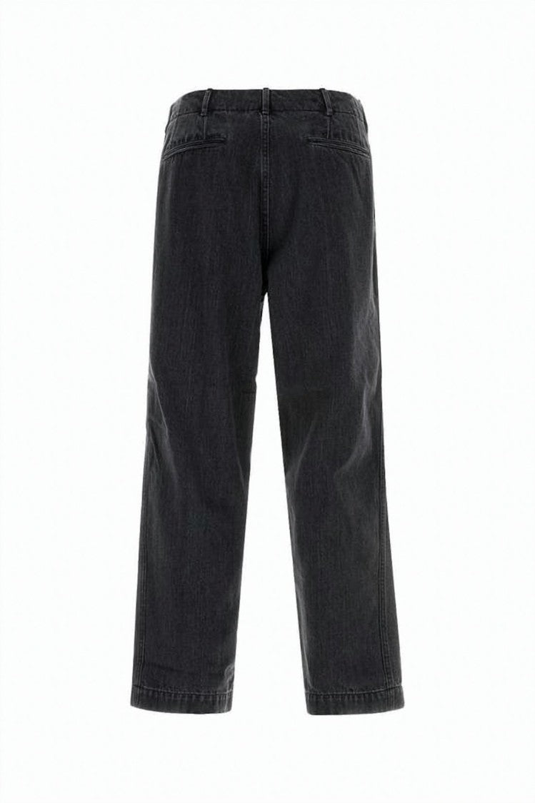 Nanamica Cropped Straight-Leg Nanamica Denim Pants With Minimalist Design