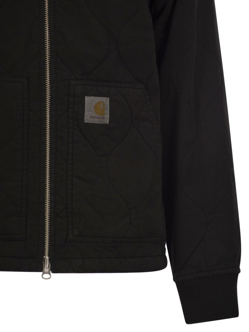 Carhartt Wip Lightweight Cotton Twill Bomber Jacket With Onion Quilting
