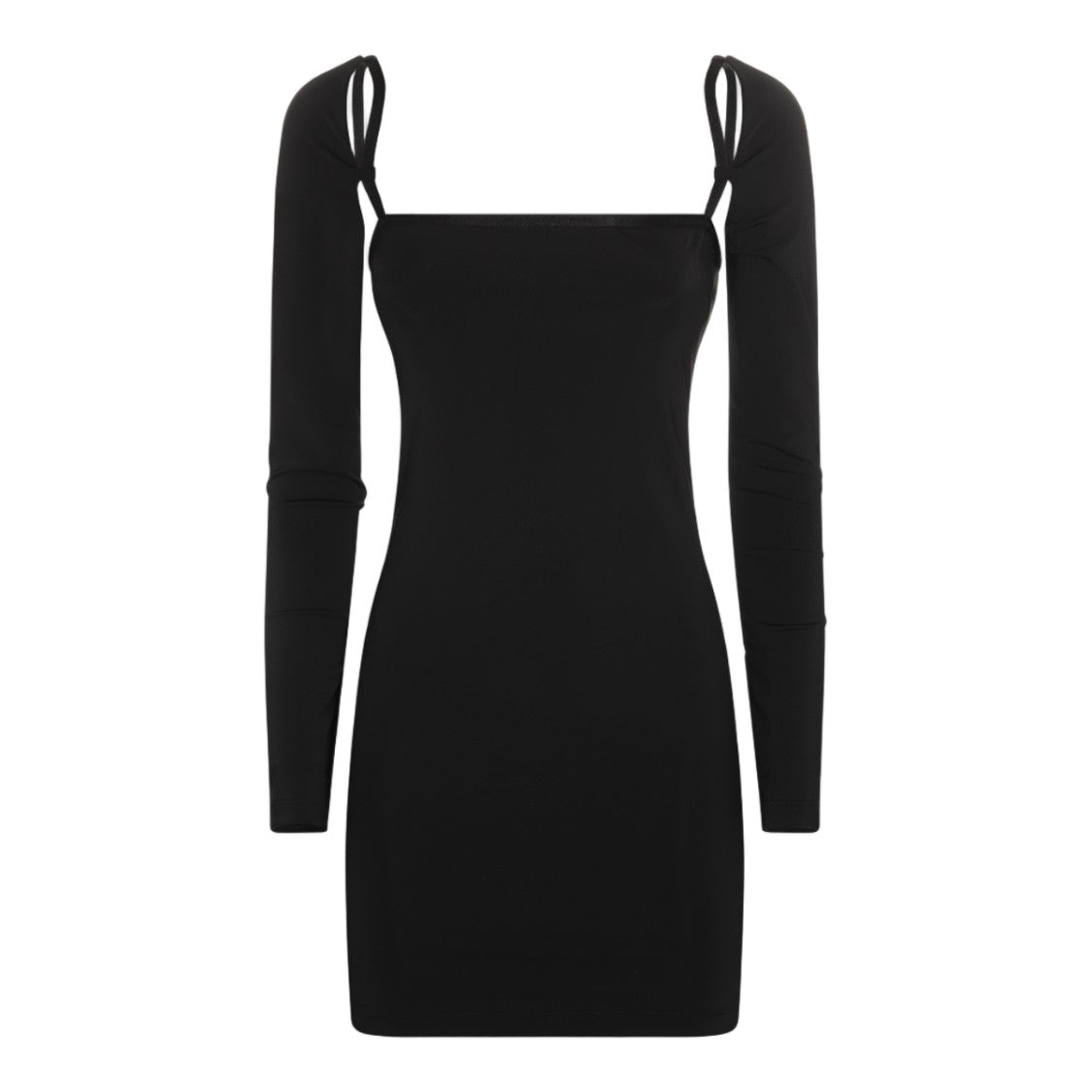 Alexander Wang Form-Fitting Mini Dress With Square Neckline