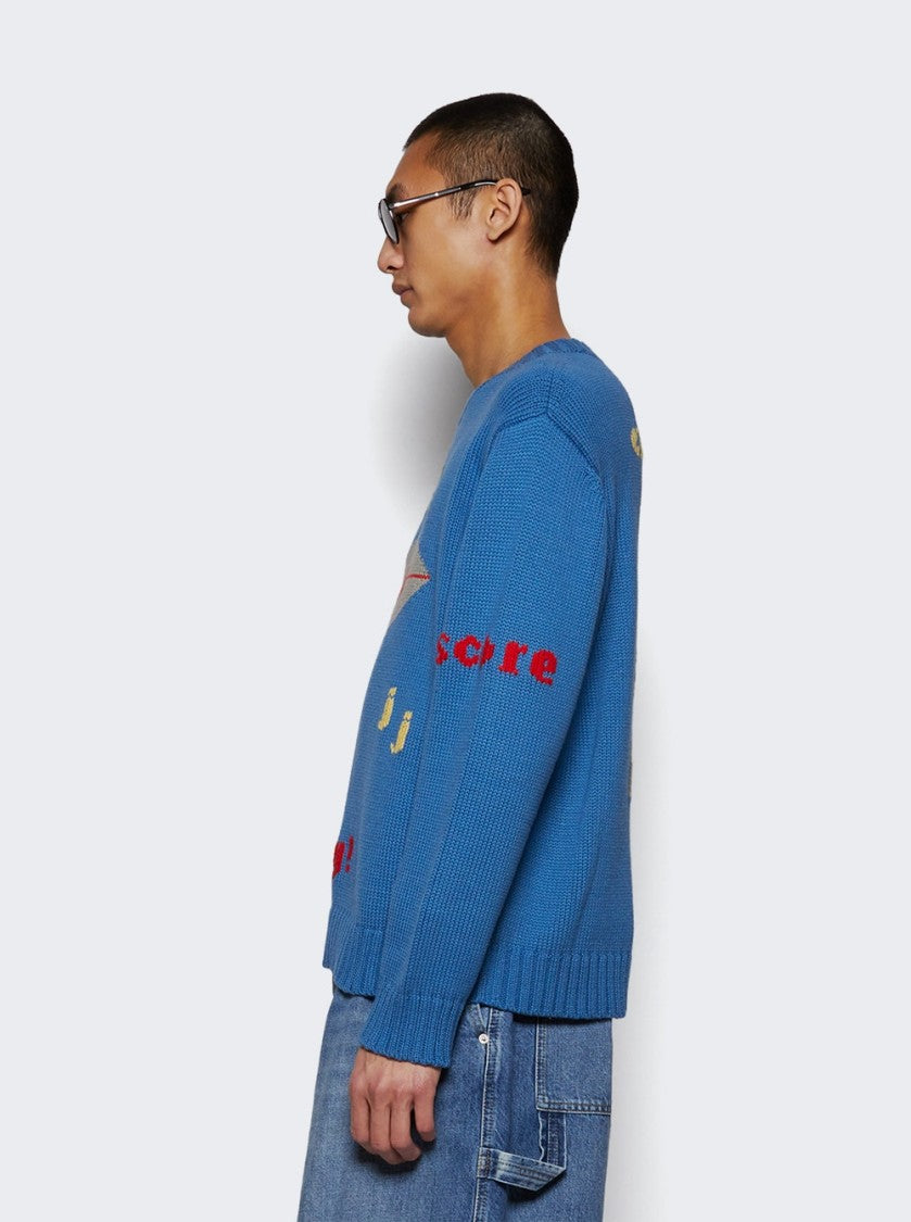Bode Spirit Sweater - Blue