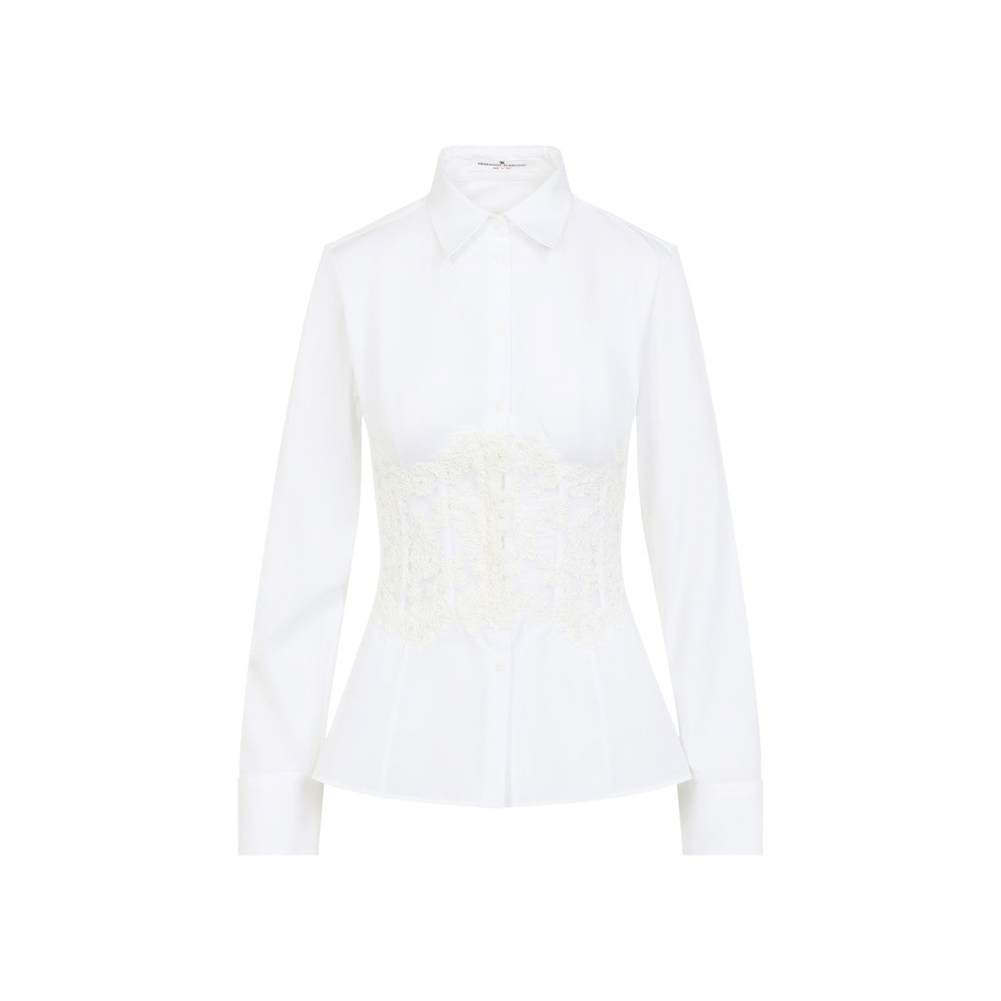 Ermanno Scervino White Cotton Shirt