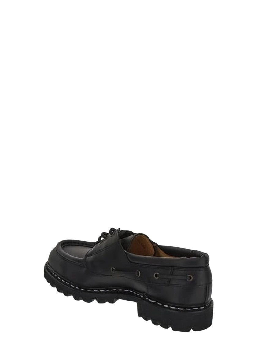 Paraboot Classic Black Leather Dress Shoes