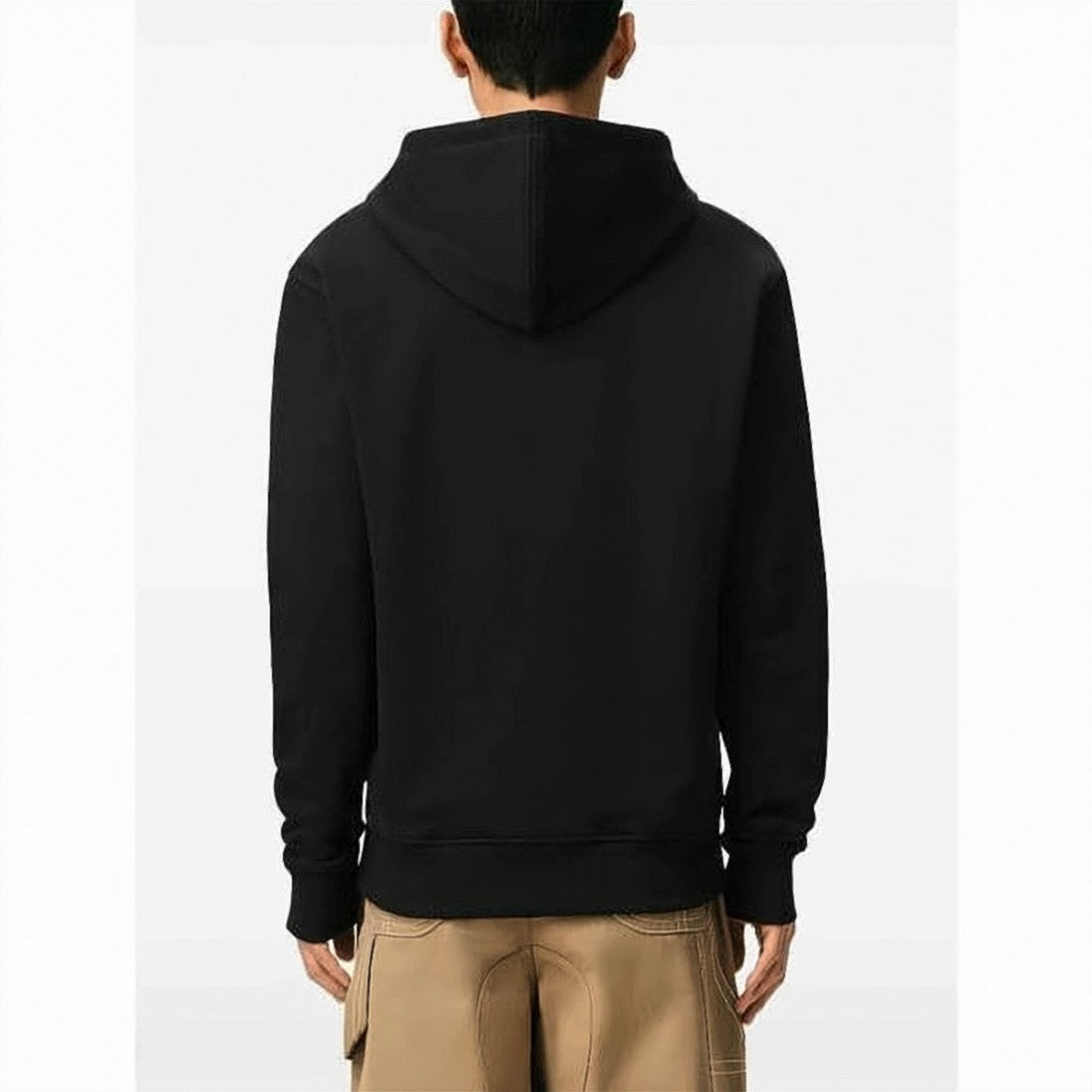 Ami Paris Zip-Up Hoodie With Drawstring Hood And Embroidered Logo