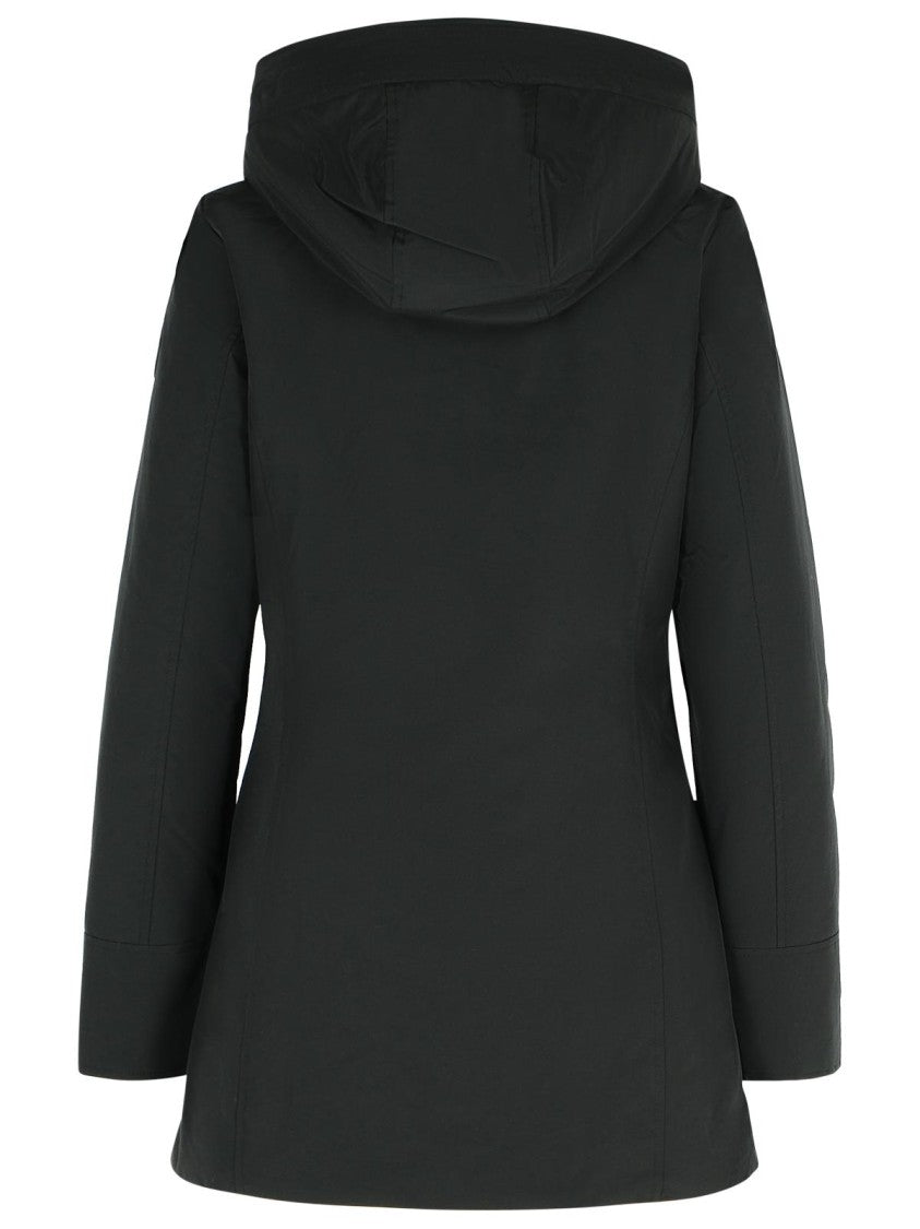 Woolrich John Rich & Bros Boulder' Black Cotton Blend Parka