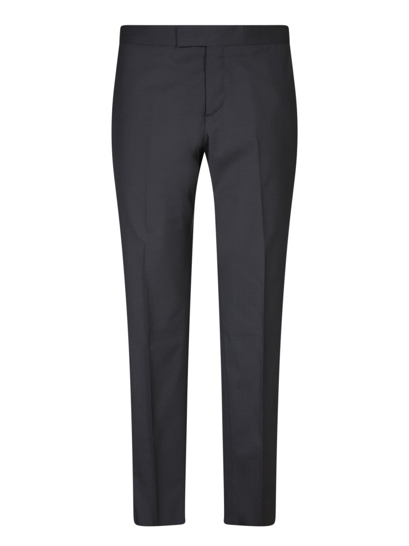 Lardini Black Wool Trousers