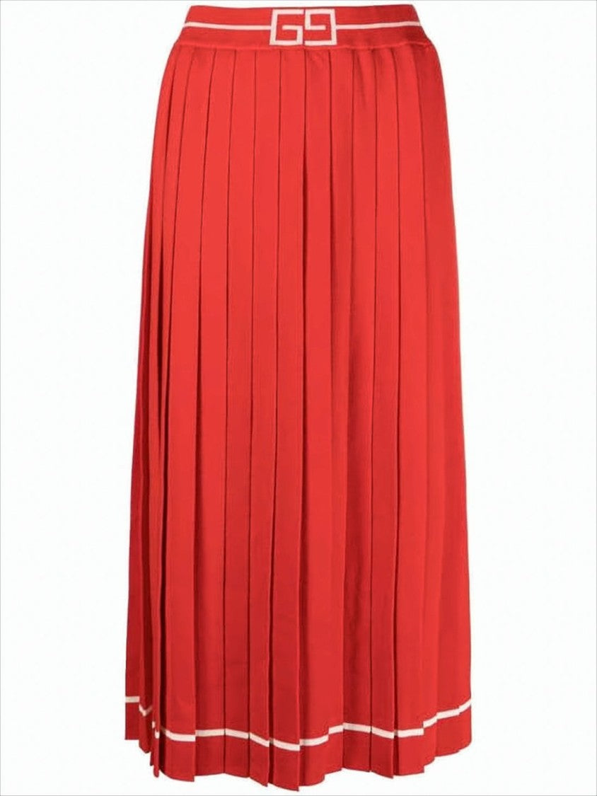 Gucci Pleated Midi Skirt
