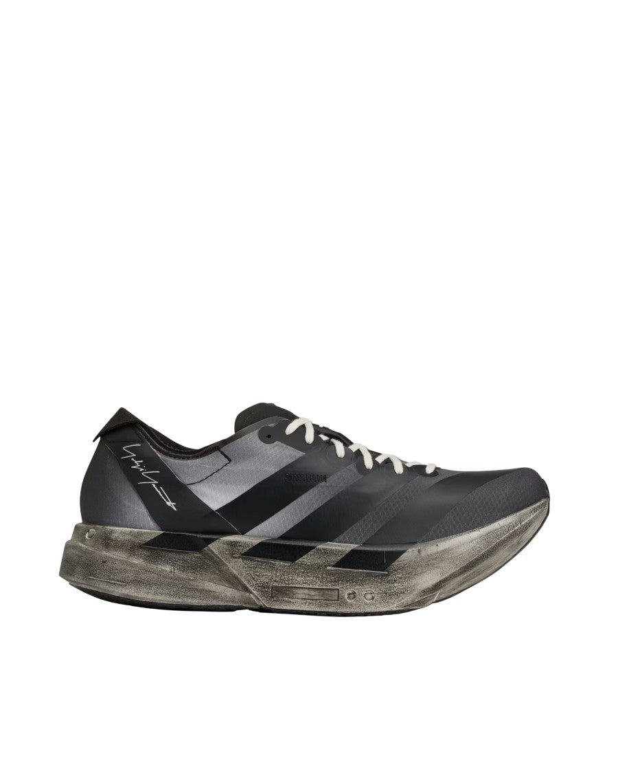 Y-3 Aerodynamic Black Sneakers With Lightweight Structure And Innovative Midsole