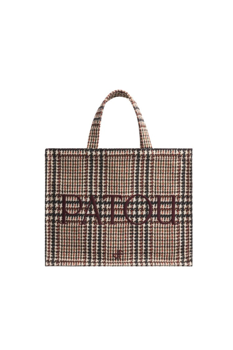 Patou Medium Cotton Canvas Tote
