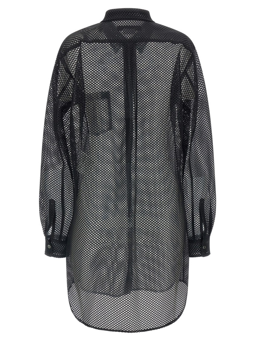 Comme Des Garçons Mesh Fabric Shirt