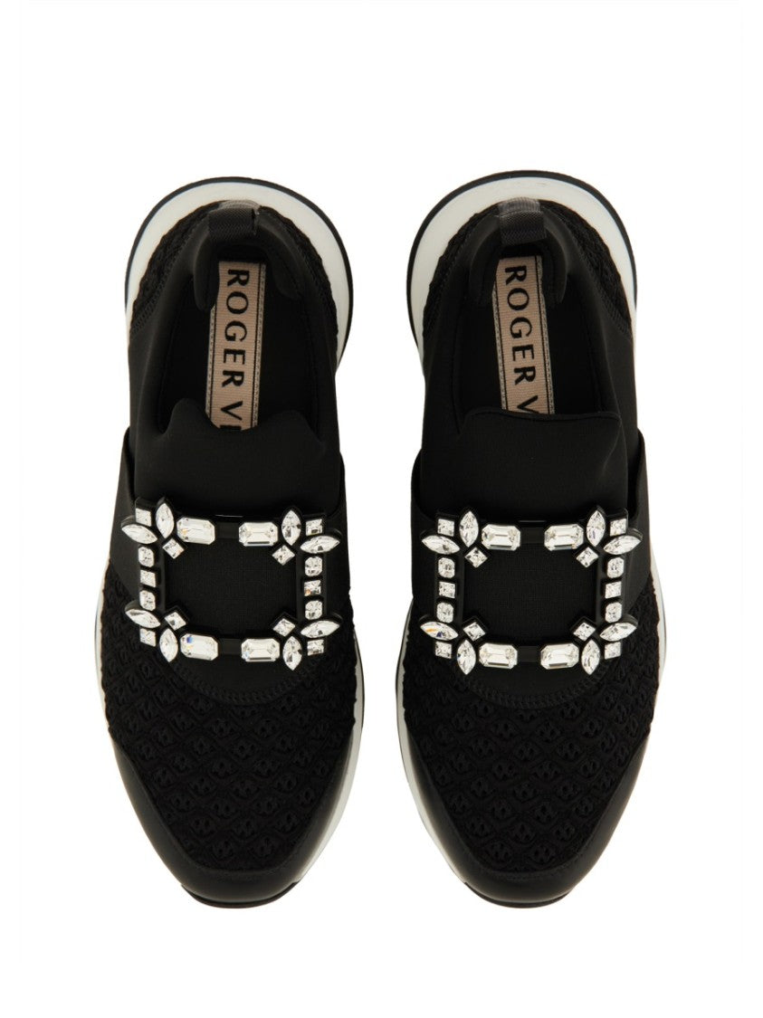Roger Vivier Viv' Run Fabric Sneaker